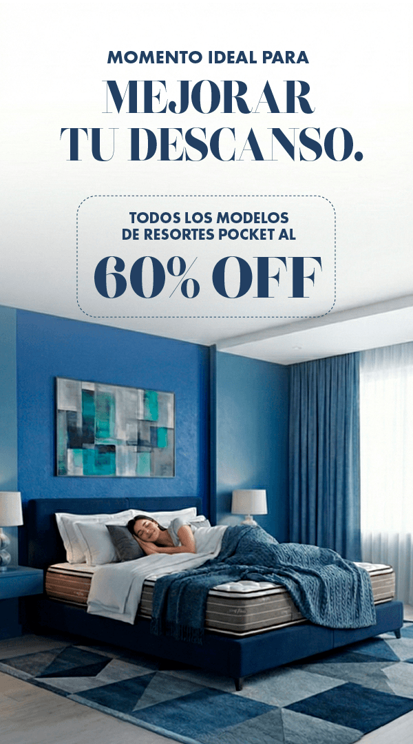 60% off en resortes pocket